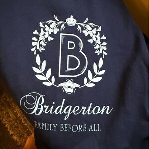 Bridgerton Navy Blue crew neck  size 2x
